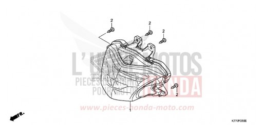 COUVERCLE DE CULASSE SH125ADH de 2017